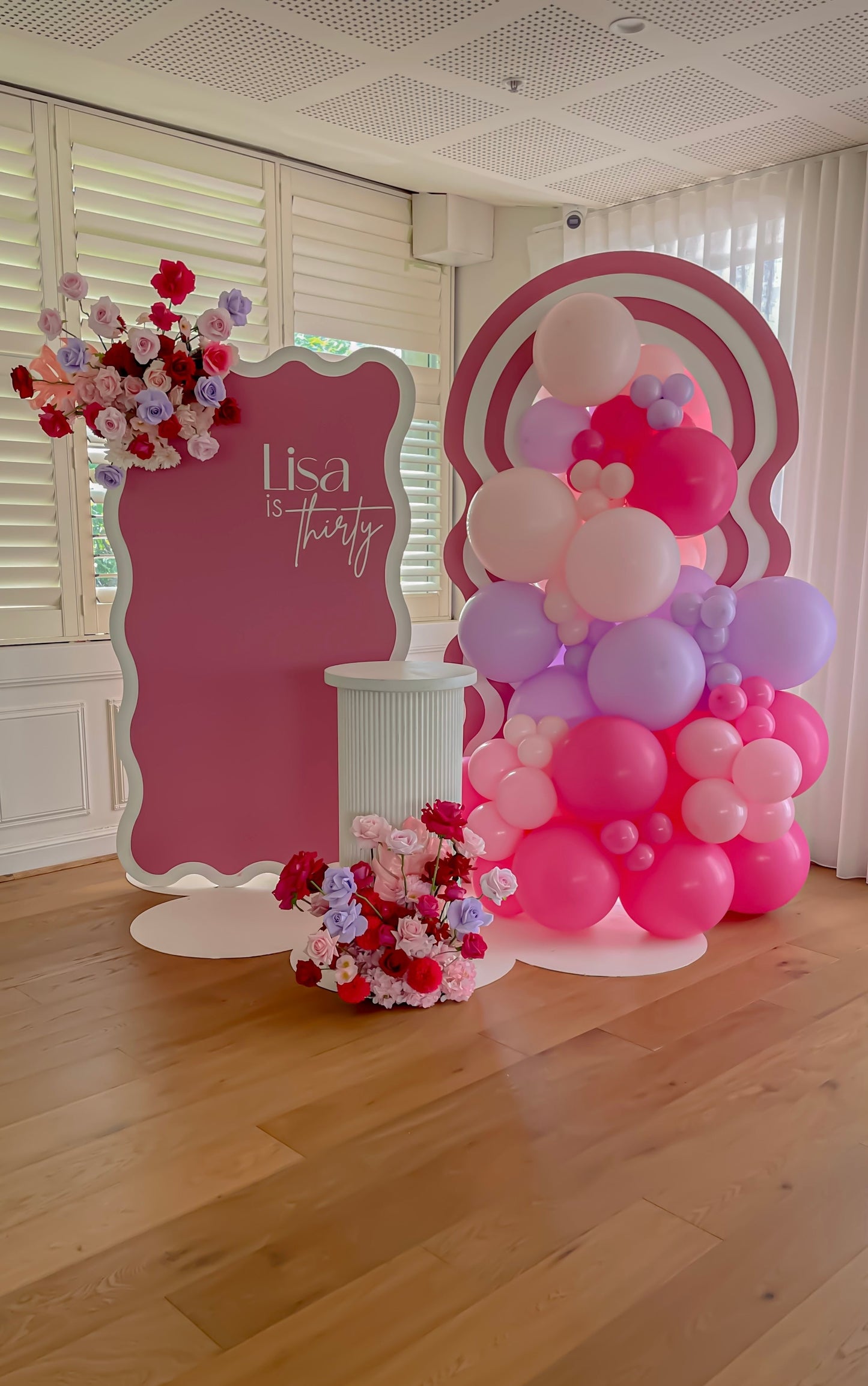 Floral Frame Double